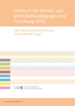 Jahrbuch der berufs- und wirtschaftspädagogischen Forschung 2013