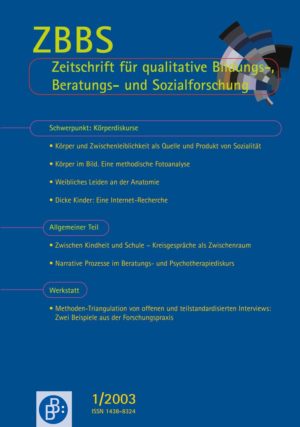 ZBBS 1-2003 (heute: ZQF) | Körperdiskurse
