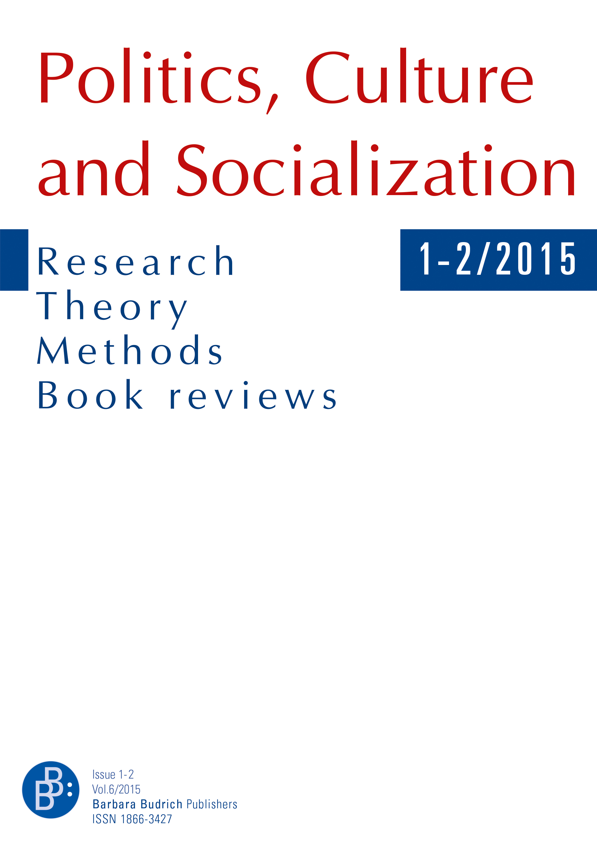 PCS 1+2-2015 | Over the Top: Appeal of Embarrassment and Exaggeration in Political Speech