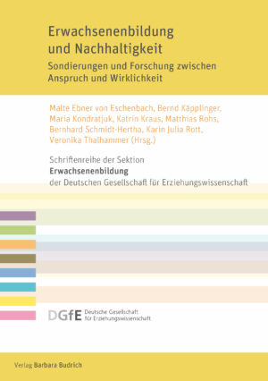 Cover: Erwachsenenbildung und Nachhaltigkeit
